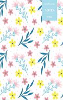 Cornell System Notes 110 Pages: Vintage Floral Notebook for Professionals and Students, Teachers and Writers - Bright Mini Floral Pattern