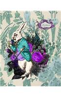 Notebook: Alice in Wonderland Art Cover Notebook For Mom, 8 x 10, 200 Pages Lined Paper For Writing Notebook, Perfect for Journaling, Note Taking or Diary