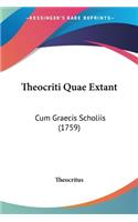 Theocriti Quae Extant: Cum Graecis Scholiis (1759)