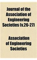 Journal of the Association of Engineering Societies (V.26-27)