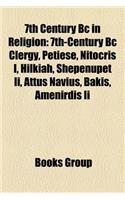 7th Century BC in Religion