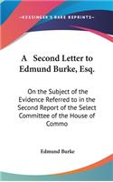 A Second Letter to Edmund Burke, Esq.