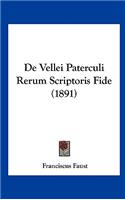 de Vellei Paterculi Rerum Scriptoris Fide (1891)