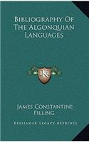 Bibliography Of The Algonquian Languages: (English)