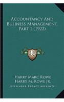 Accountancy and Business Management, Part 1 (1922)