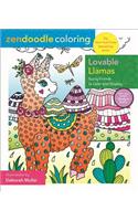 Zendoodle Coloring: Lovable Llamas: Fuzzy Friends to Color and Display