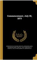 Commencement, July 30, 1873