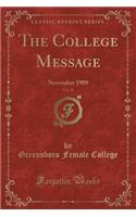 The College Message, Vol. 18