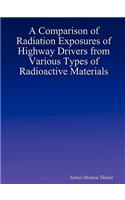 A Comparison of Radiation Exposures of Highway Drivers from Various Types of Radioactive Materials