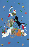 Merry Catmas Small Boxed Holiday Cards