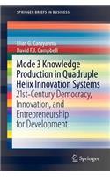 Mode 3 Knowledge Production in Quadruple Helix Innovation Systems