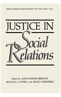 Justice in Social Relations