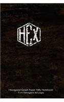 Hexagonal Graph Paper Nifty Notebook 1 cm hexagons 160 pages
