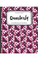 Quarterly Guided Bullet Journal Pink Geo