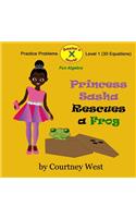 Princess Sasha Rescues a Frog: Fun Algebra Practice Problems: Level 1 Practice Problems(1 Pre-K Fun Algebra Practice Problems)