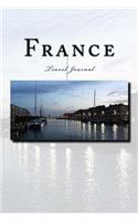 France Travel Journal: Travel Journal with 150 lined pages