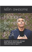 Happy Retirement Guest Book