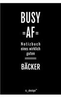 Notizbuch für Bäcker