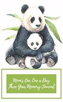 Mom's One Line a Day Three Year Memory Journal