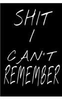 Shit I Can't Remember