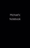Michael's Notebook: Notebook / Journal / Diary - 6 x 9 inches (15,24 x 22,86 cm), 150 pages.