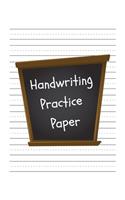 Handwriting Practice Paper: Perfect Writing Paper With Dotted Line For Kids.