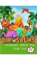 Dinosaurs Coloring Books For kids 3-8