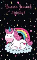 Unicorn Journal and Sketchbook: Inspirational i am 8 & magical Diary 100+ Pages of Lined Blank Paper for Writing and Drawing Writing Journaling for Learning to Draw Cover Design wi