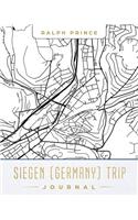 Siegen (Germany) Trip Journal: Lined Siegen (Germany) Vacation/Travel Guide Accessory Journal/Diary/Notebook with Siegen (Germany) Map Cover Art