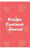 Recipe Cookbook Journal