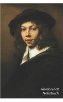 Rembrandt Notizbuch: Porträt Einer Jungen Mann - Perfekt Für Notizen - Modisches Tagebuch - Ideal Für Die Schule, Studium, Rezepte Oder Passwörtern Zu Schreiben