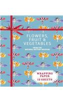 Flowers, Fruit & Vegetables from the Natural History Museum: Wrapping Paper: 12 Sheets: Wrapping Paper: 12 Sheets