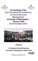 Iccsm 2015 - The Proceedings of the 3rd International Conference on Cloud Security and Management