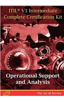 Itil V3 Operational Support and Analysis (Osa) Full Certification Online Learning and Study Book Course - The Itil V3 Intermediate Osa Capability Complete Certification Kit