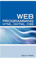 Web Programming Interview Questions with HTML, DHTML, and CSS