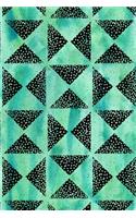 Journal Notebook Triangles With Dots Pattern 8