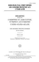 Dodd-Frank Wall Street Reform and Consumer Protection Act