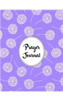 Prayer Journal Notebook Dandelions Pattern 5