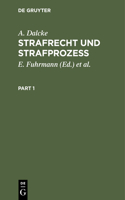 Strafrecht Und Strafprozeß