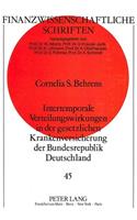 Intertemporale Verteilungswirkungen in der gesetzlichen Krankenversicherung der Bundesrepublik Deutschland