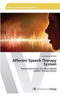 Afferent Speech Therapy System