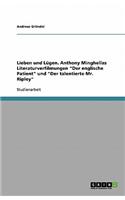 Lieben Und Lugen. Anthony Minghellas Literaturverfilmungen 