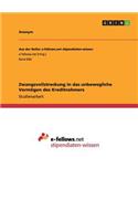 Zwangsvollstreckung in das unbewegliche Vermögen des Kreditnehmers: (German)