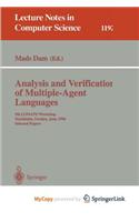 Analysis and Verification of Multiple-Agent Languages