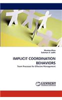 Implicit Coordination Behaviors