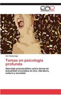 Temas en psicología profunda