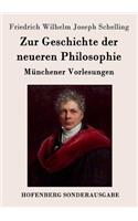 Zur Geschichte der neueren Philosophie: Münchener Vorlesungen