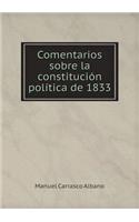 Comentarios Sobre La Constitución Política de 1833