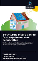 Structurele studie van de D-π-A-systemen voor zonnecellen