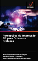 Percepções de Impressão 3D para Órteses e Próteses